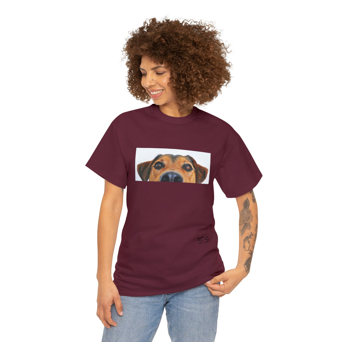Dog Eyes Unisex Heavy Cotton Tee