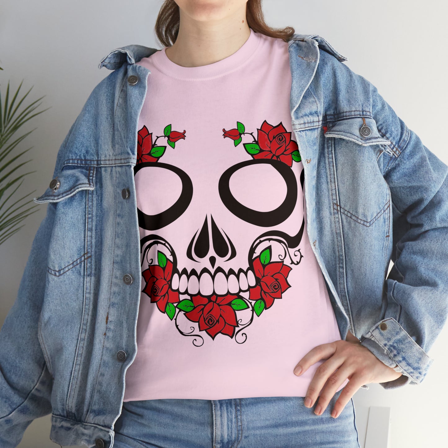 Halloween Day of the Dead 01 - Unisex Heavy Cotton Tee