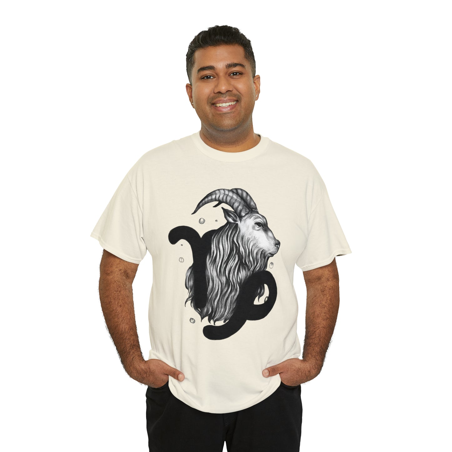 Capricorn Zodiac Sign - Unisex Heavy Cotton Tee