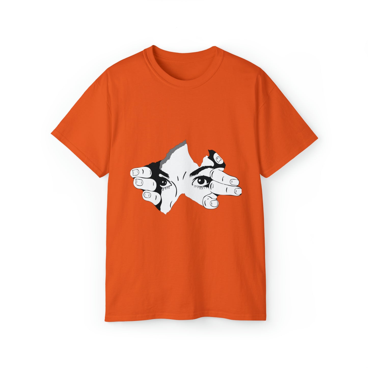 Halloween Scary Peek thru - Unisex Ultra Cotton Tee