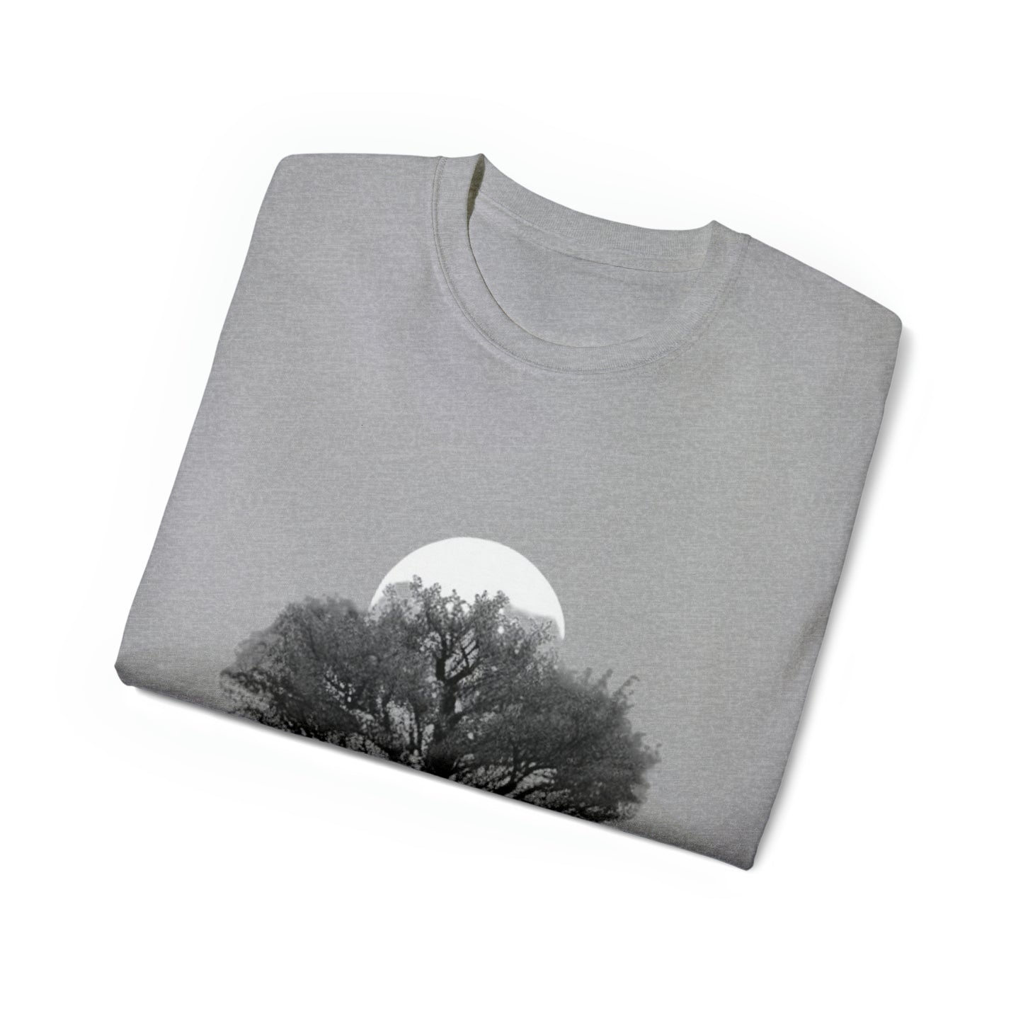 Halloween Scary Tree and Moon - Unisex Ultra Cotton Tee