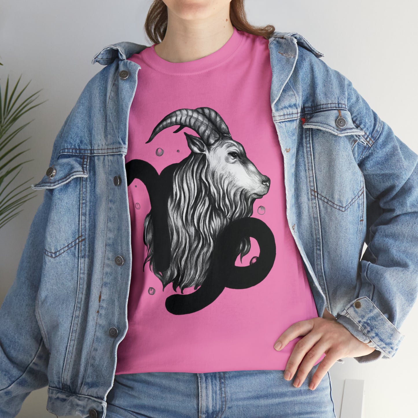 Capricorn Zodiac Sign - Unisex Heavy Cotton Tee