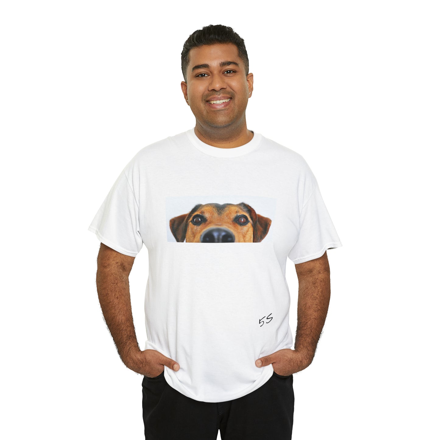 Dog Eyes Unisex Heavy Cotton Tee