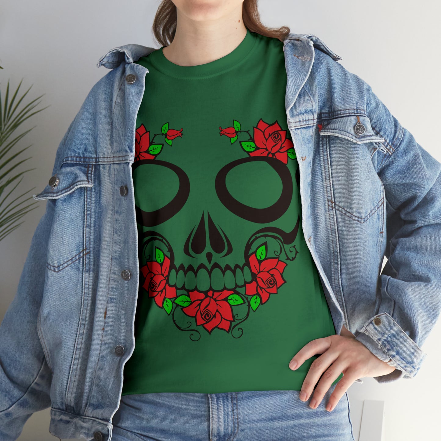 Halloween Day of the Dead 01 - Unisex Heavy Cotton Tee
