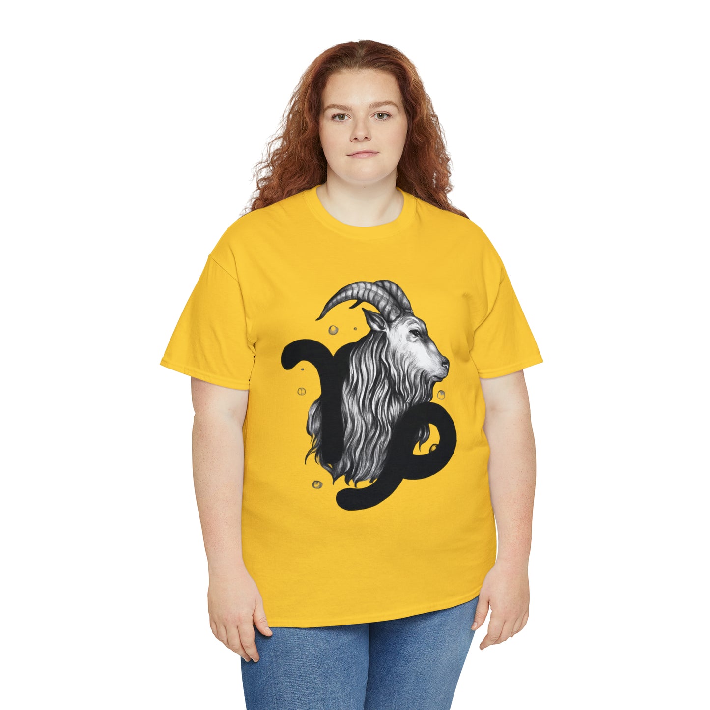 Capricorn Zodiac Sign - Unisex Heavy Cotton Tee