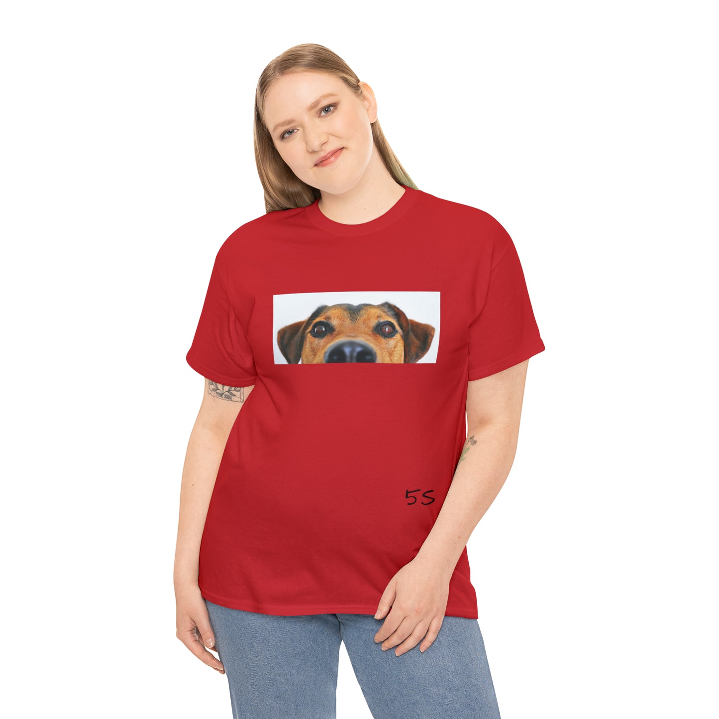 Dog Eyes Unisex Heavy Cotton Tee