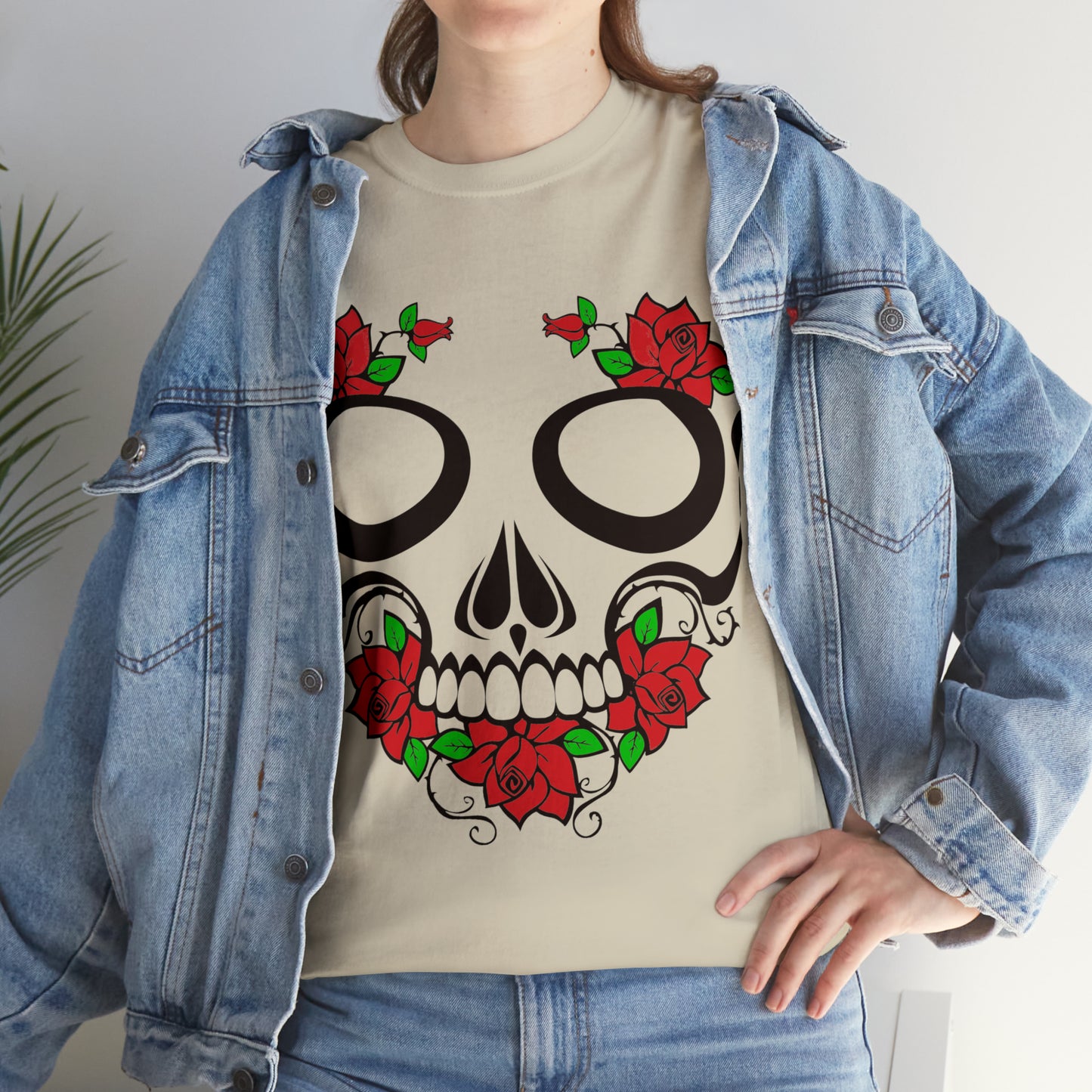 Halloween Day of the Dead 01 - Unisex Heavy Cotton Tee