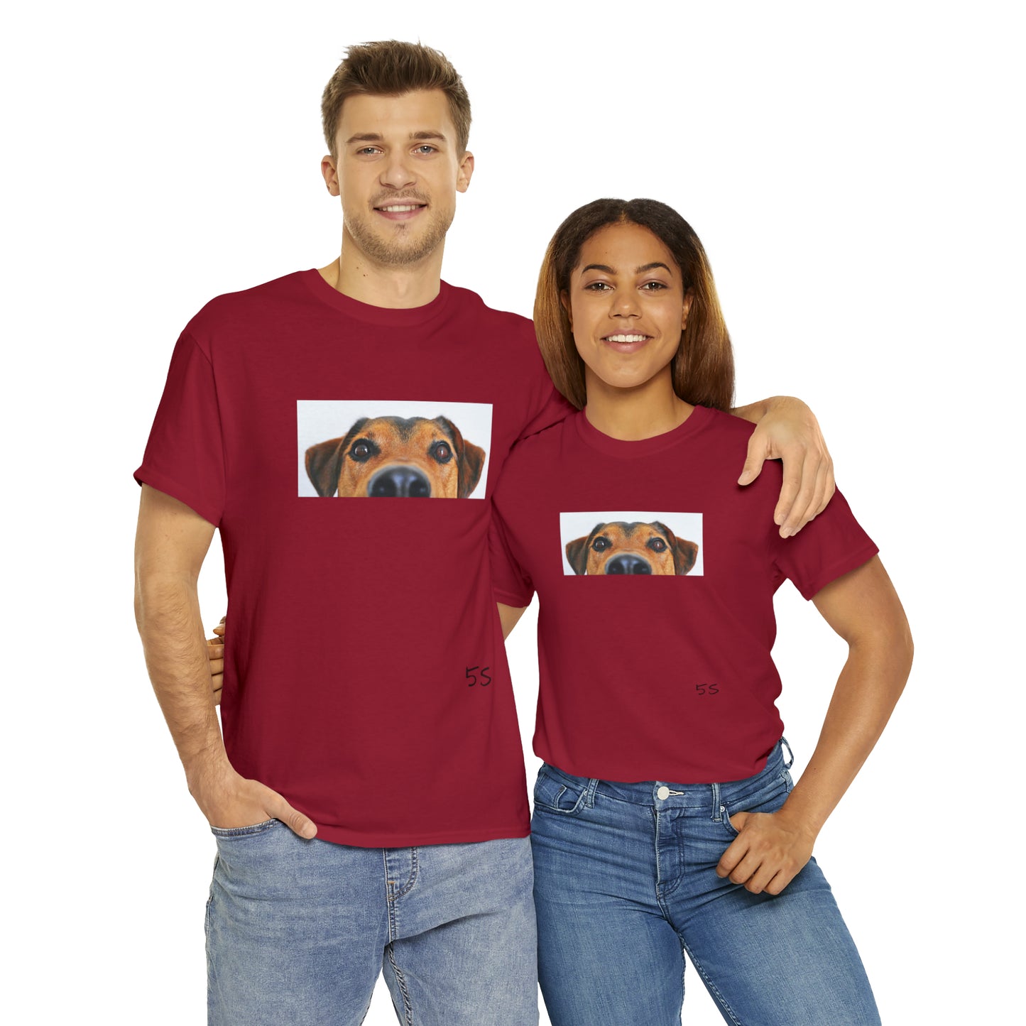 Dog Eyes Unisex Heavy Cotton Tee
