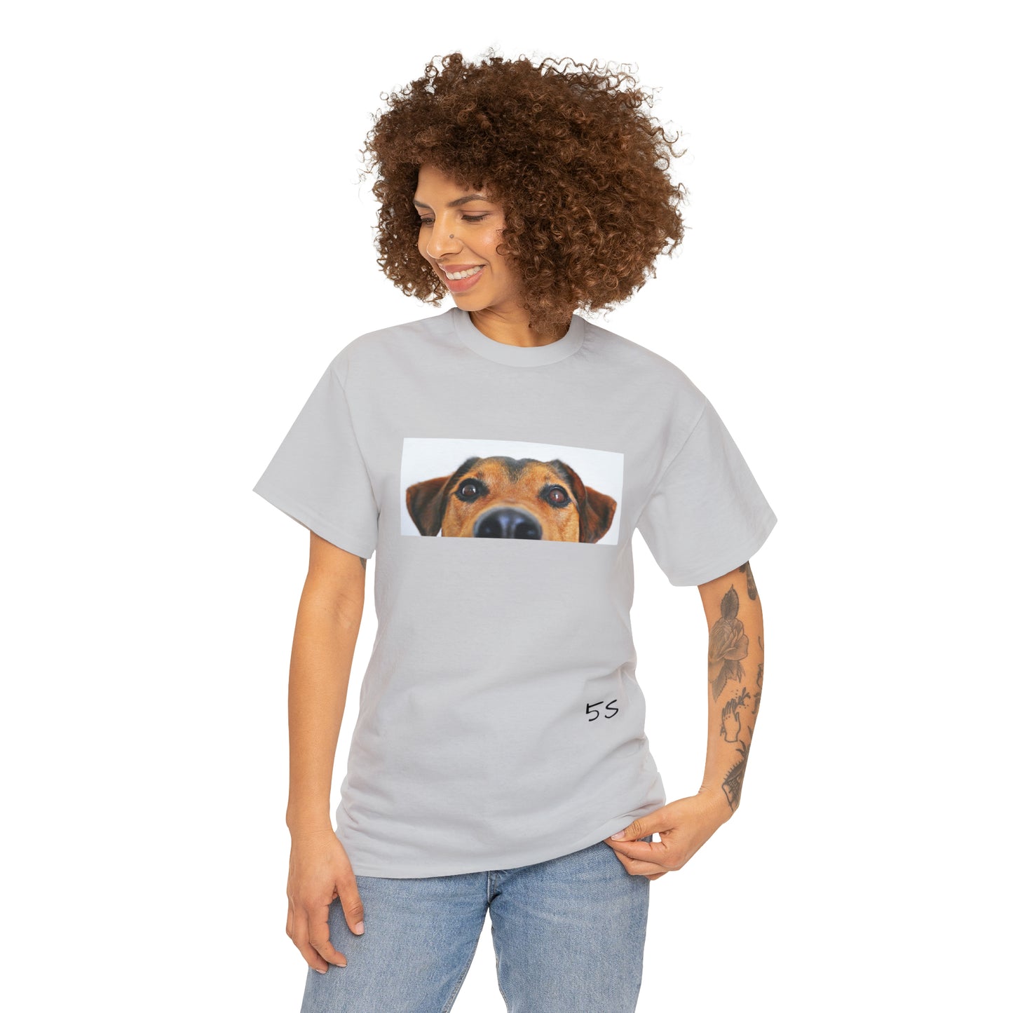 Dog Eyes Unisex Heavy Cotton Tee