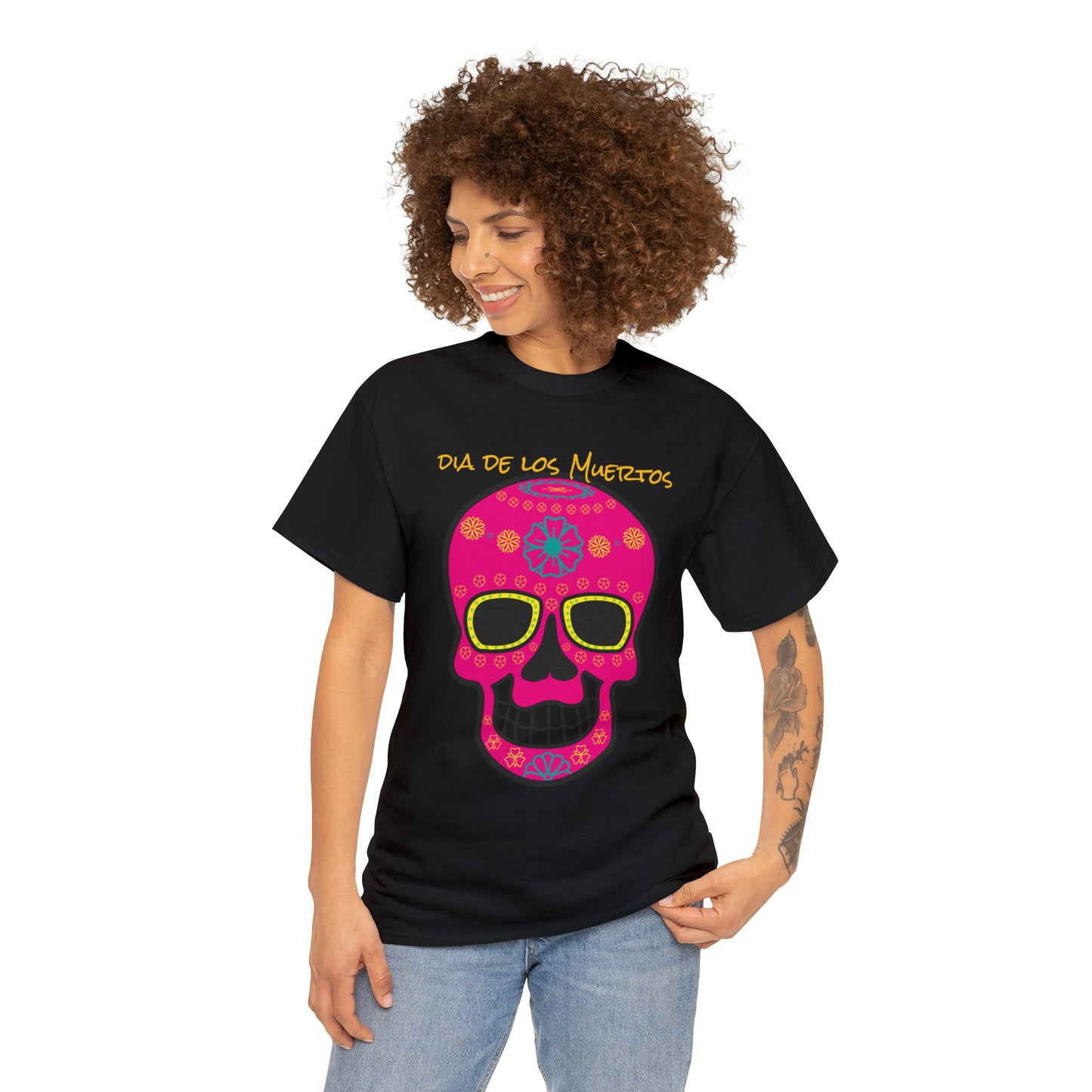 Halloween Day of the dead 0030 - Unisex Heavy Cotton Tee
