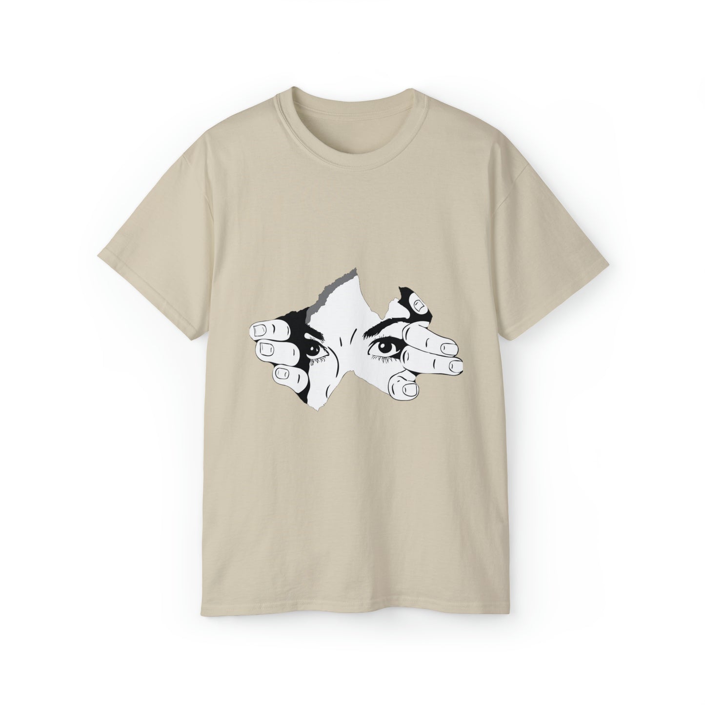 Halloween Scary Peek thru - Unisex Ultra Cotton Tee