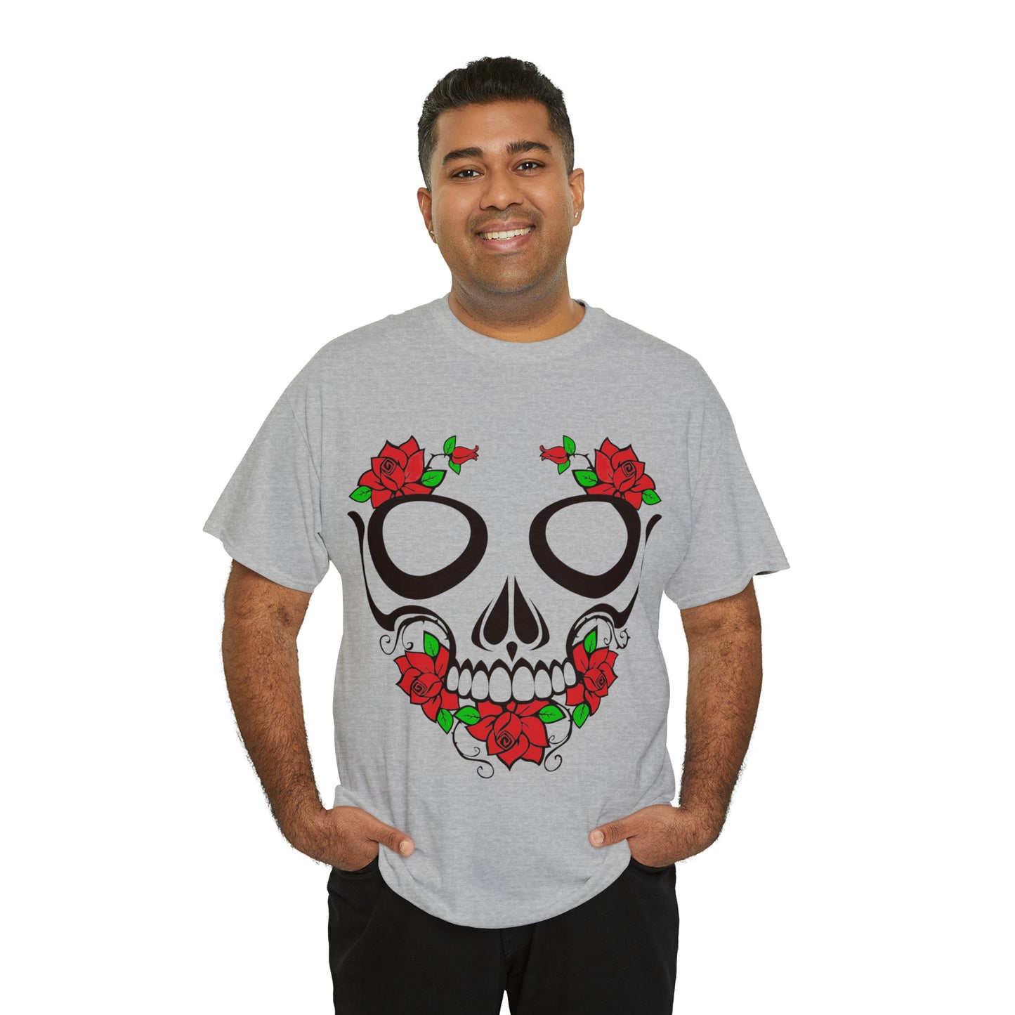 Halloween Day of the Dead 01 - Unisex Heavy Cotton Tee