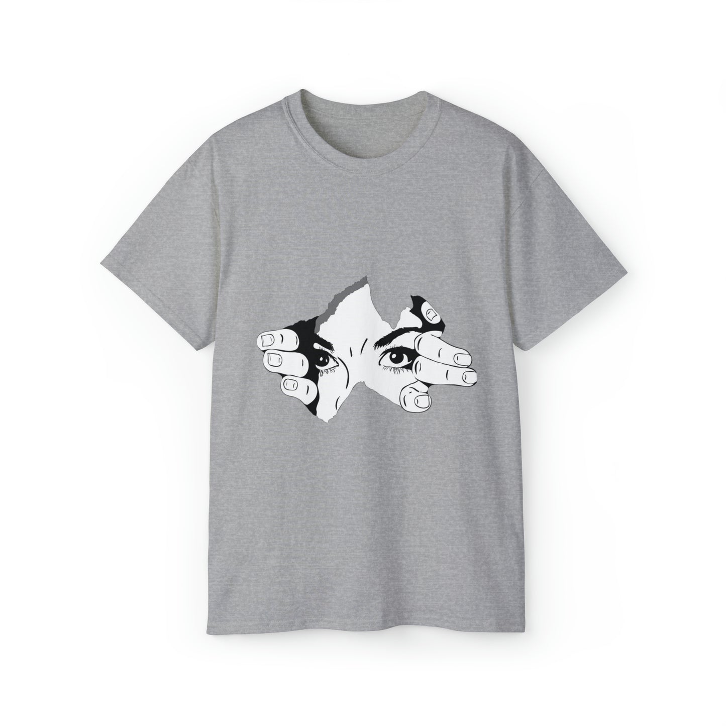 Halloween Scary Peek thru - Unisex Ultra Cotton Tee