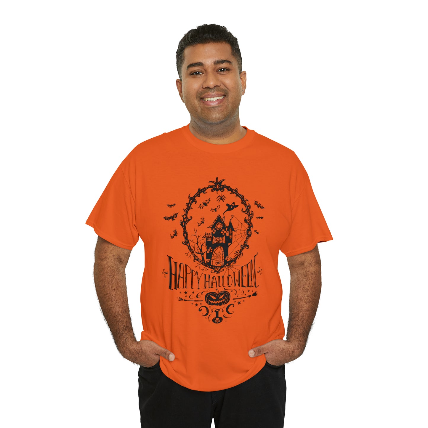 Halloween Happy Halloween - Unisex Heavy Cotton Tee