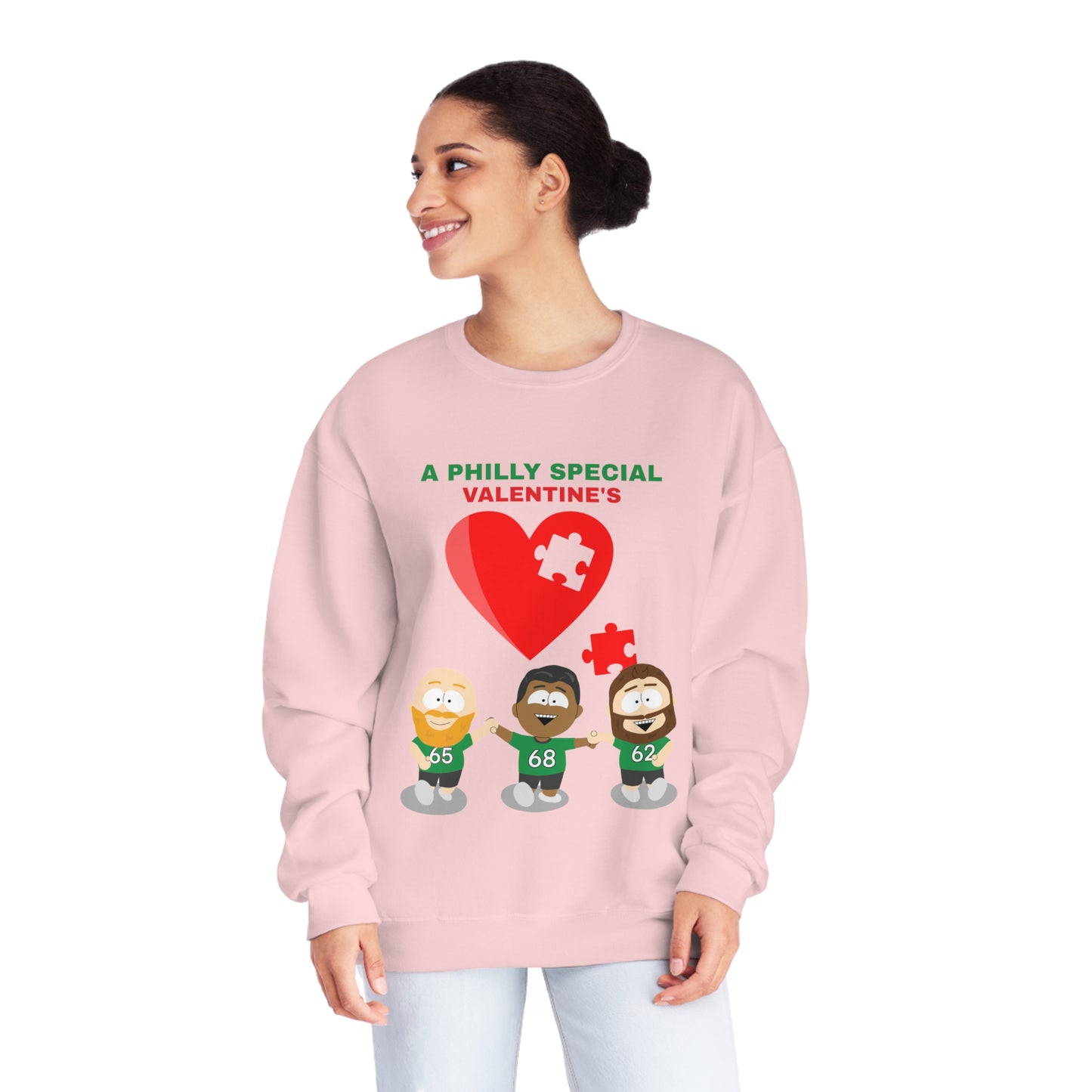 Philadelphia Eagles Valentine's Day 02 - Unisex Sweatshirt