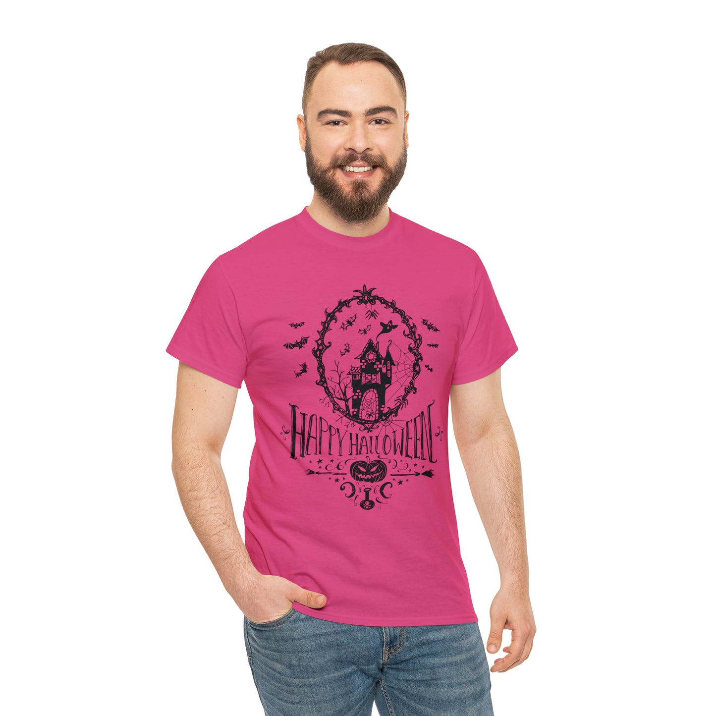 Halloween Happy Halloween - Unisex Heavy Cotton Tee