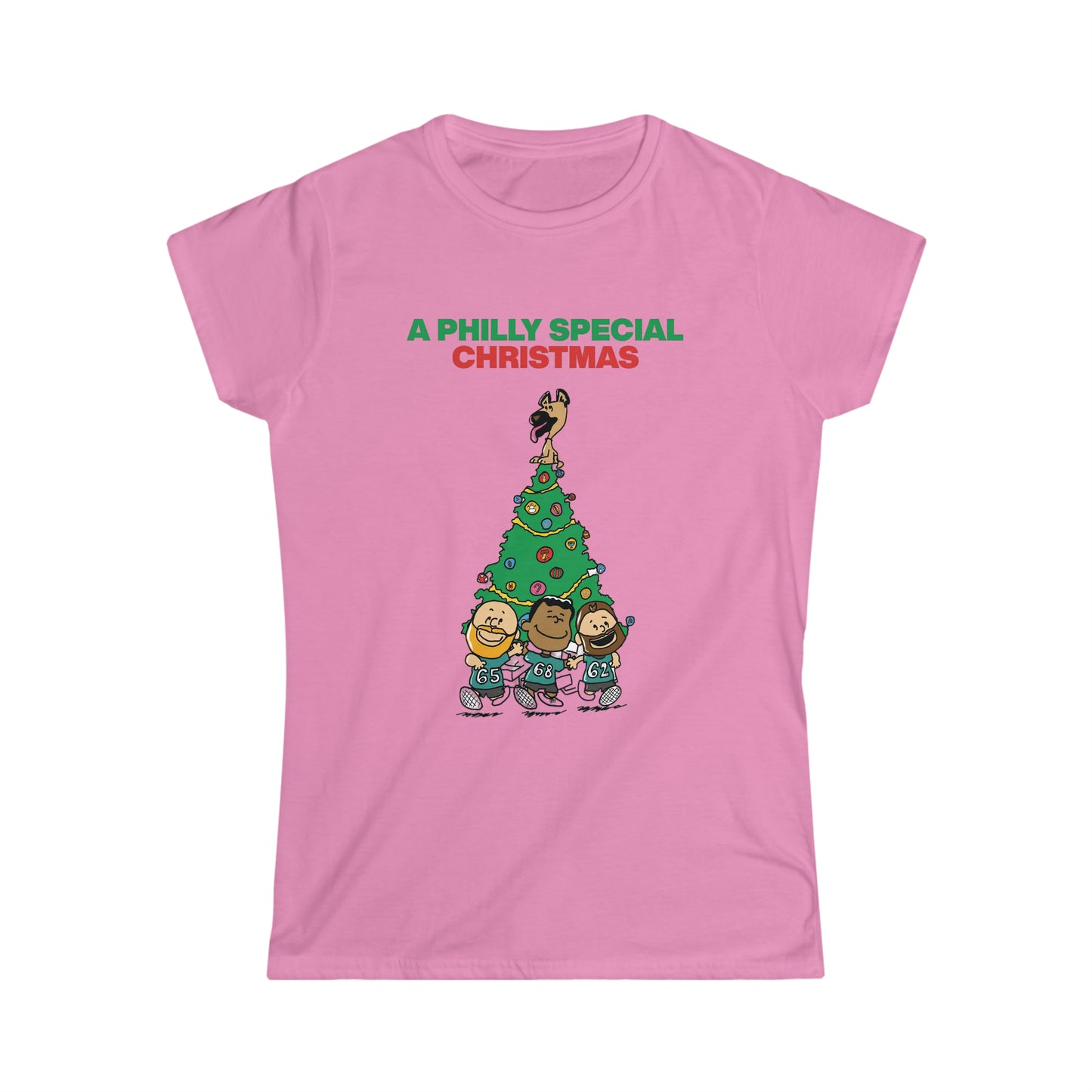 Philadelphia Eagles Christmas - Women's Softstyle Tee