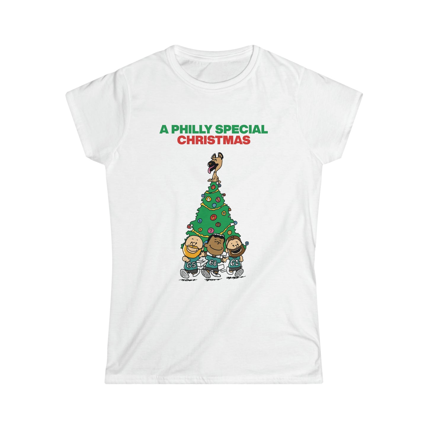 Philadelphia Eagles Christmas - Women's Softstyle Tee