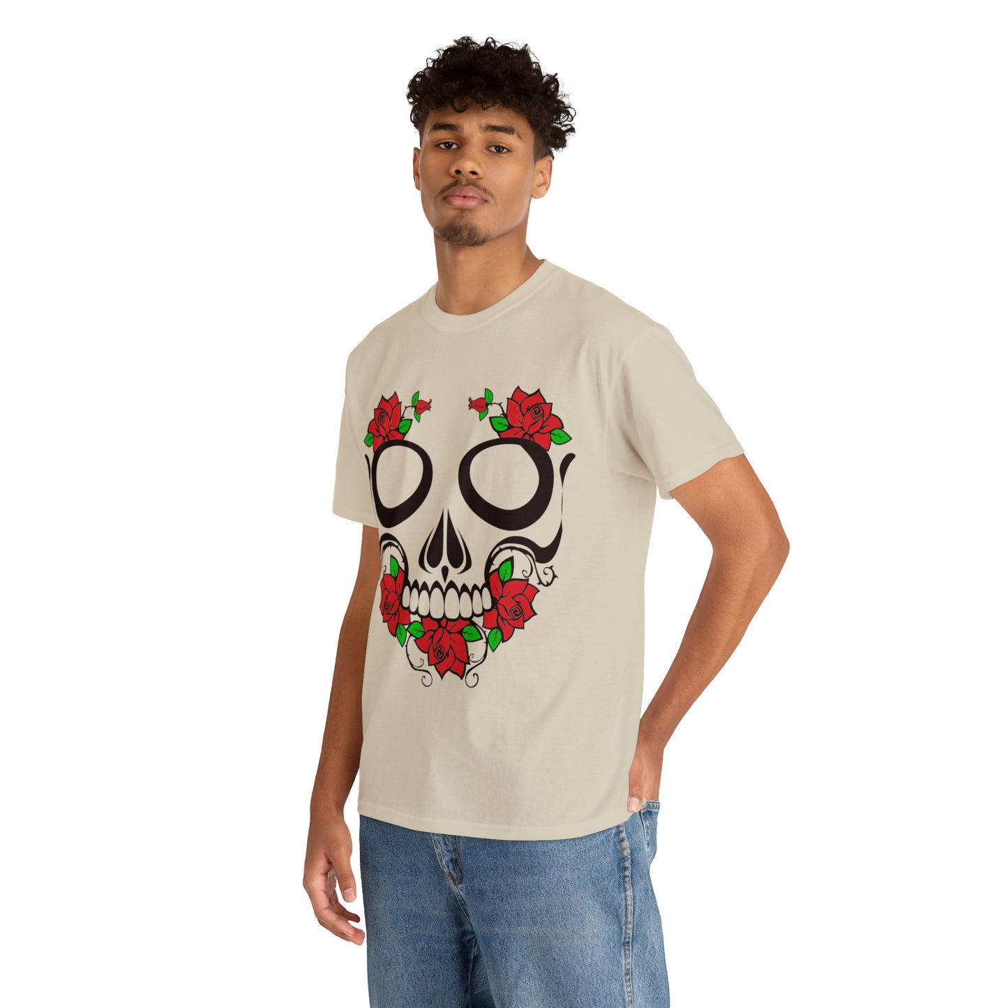 Halloween Day of the Dead 01 - Unisex Heavy Cotton Tee