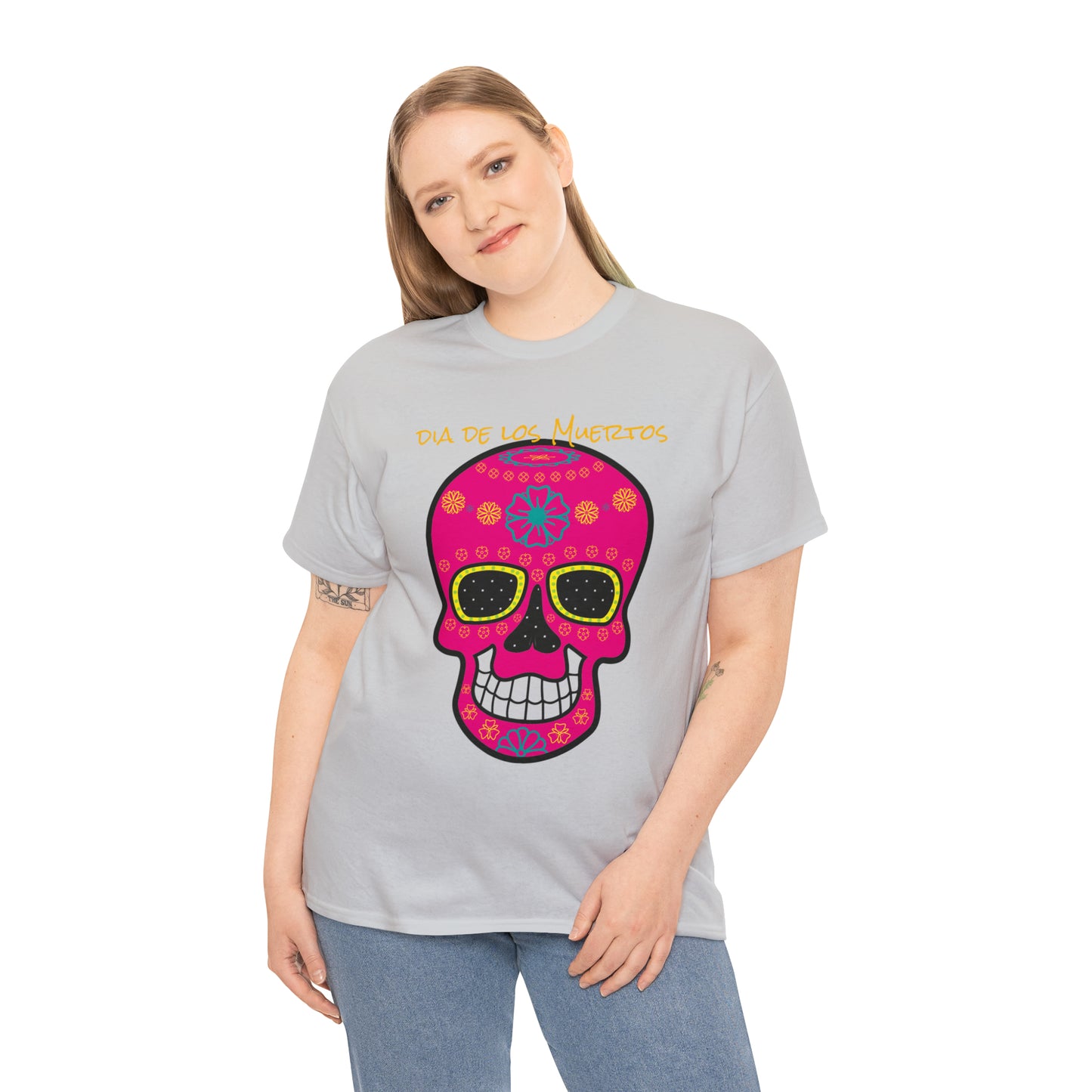 Halloween Day of the dead 0030 - Unisex Heavy Cotton Tee