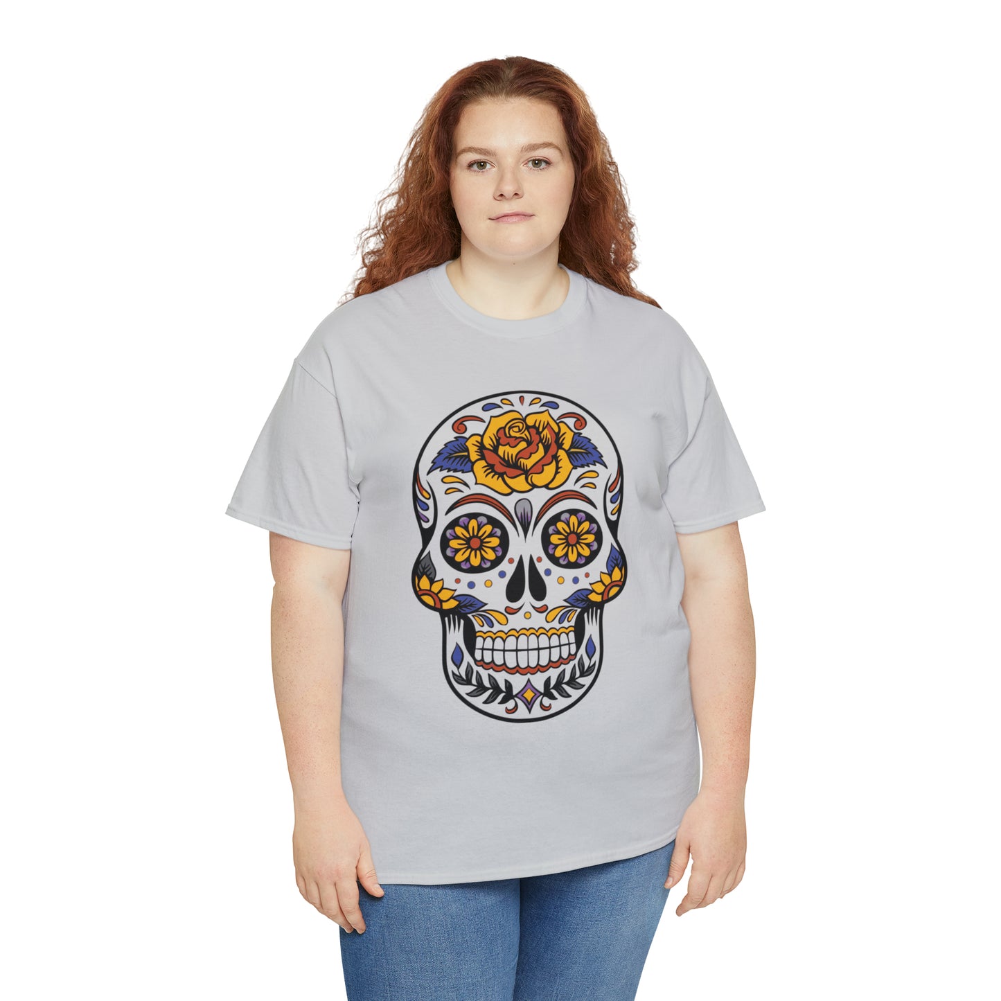 Halloween Day of the Dead 03 - Unisex Heavy Cotton Tee