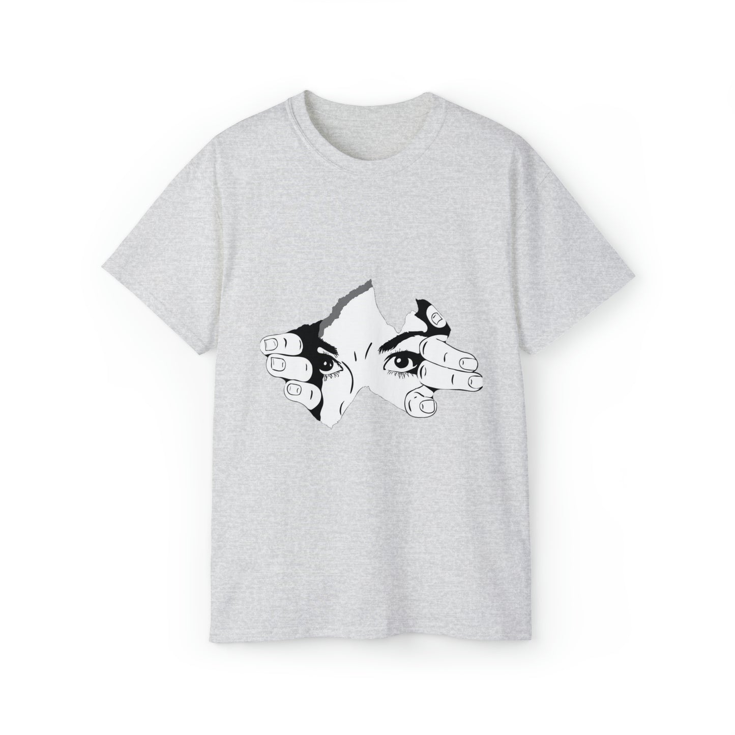 Halloween Scary Peek thru - Unisex Ultra Cotton Tee