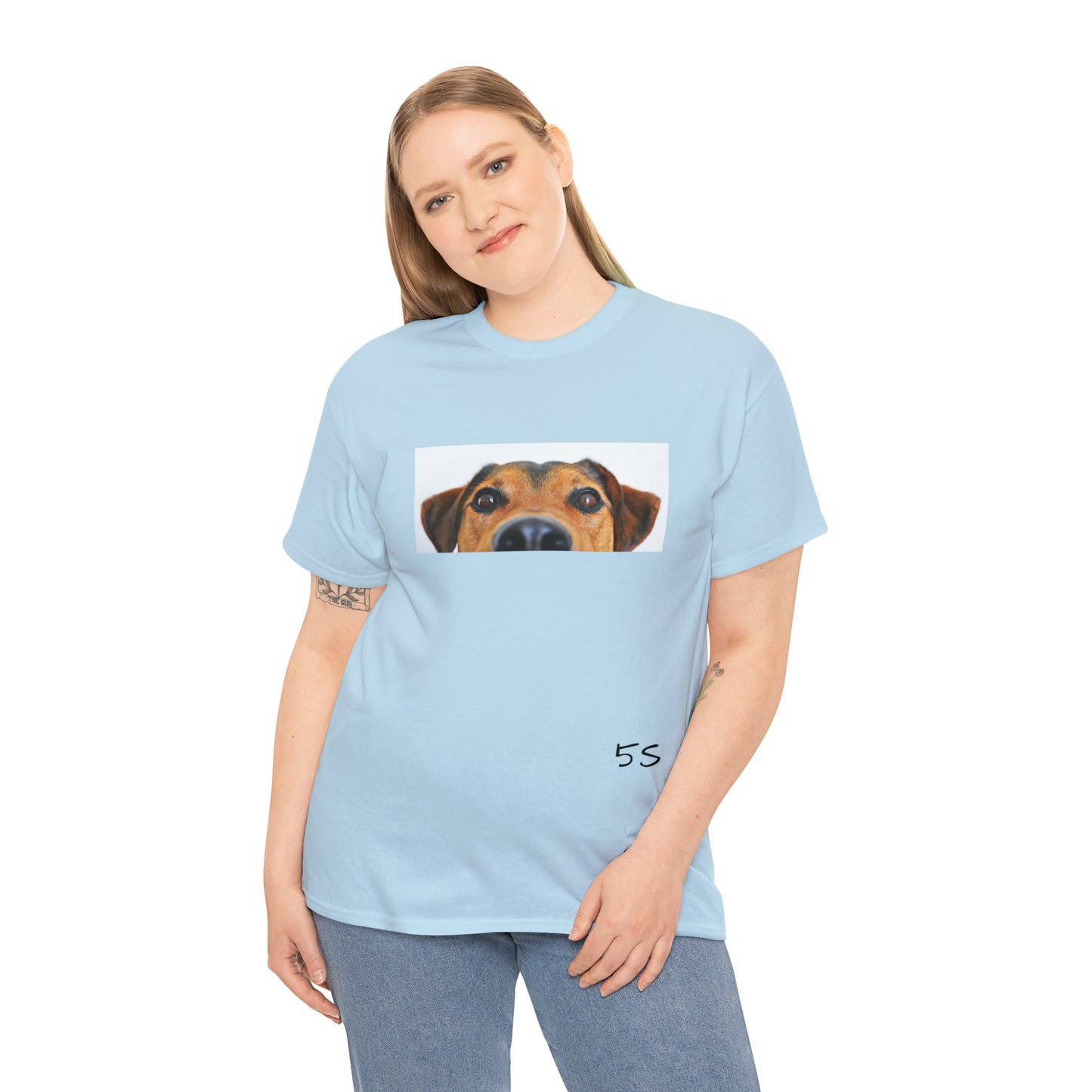 Dog Eyes Unisex Heavy Cotton Tee