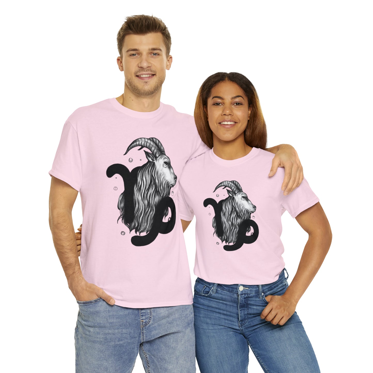 Capricorn Zodiac Sign - Unisex Heavy Cotton Tee