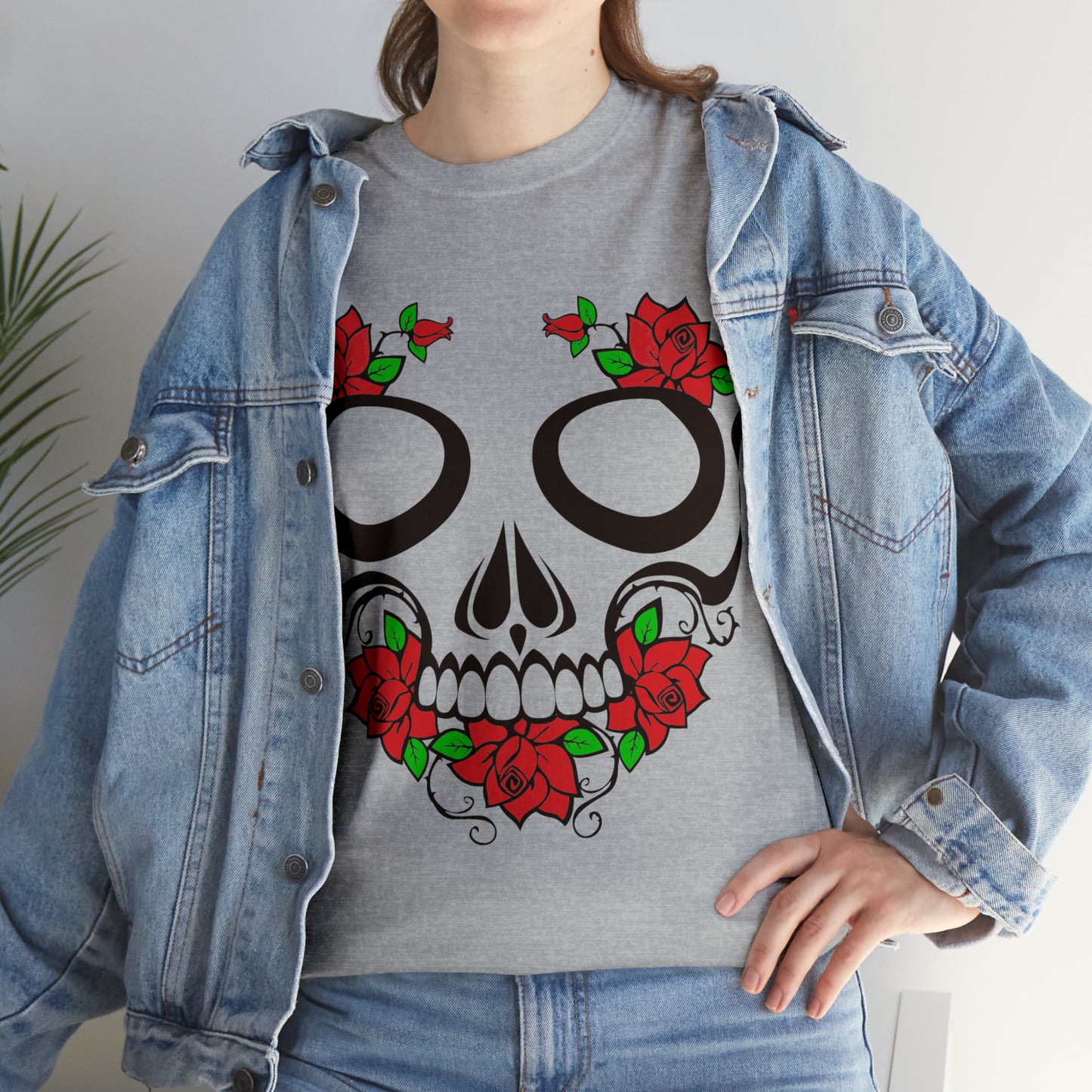 Halloween Day of the Dead 01 - Unisex Heavy Cotton Tee