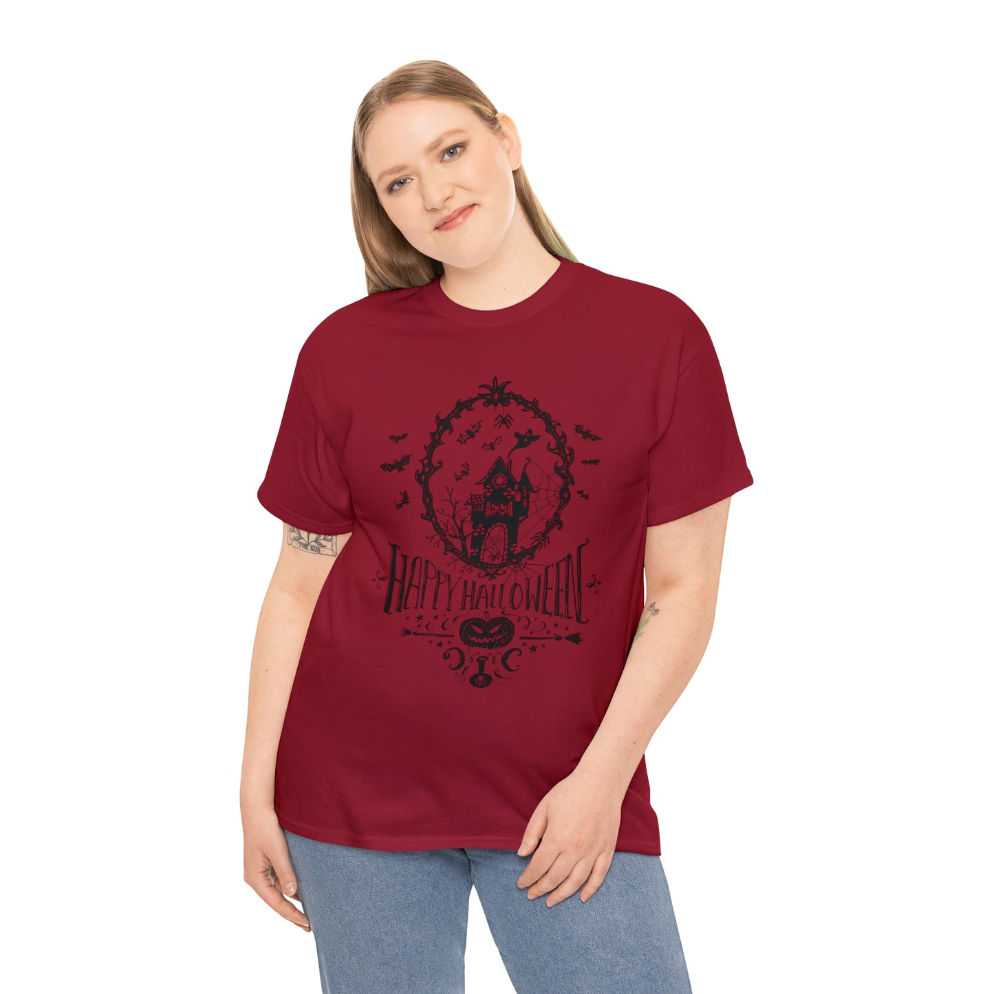 Halloween Happy Halloween - Unisex Heavy Cotton Tee
