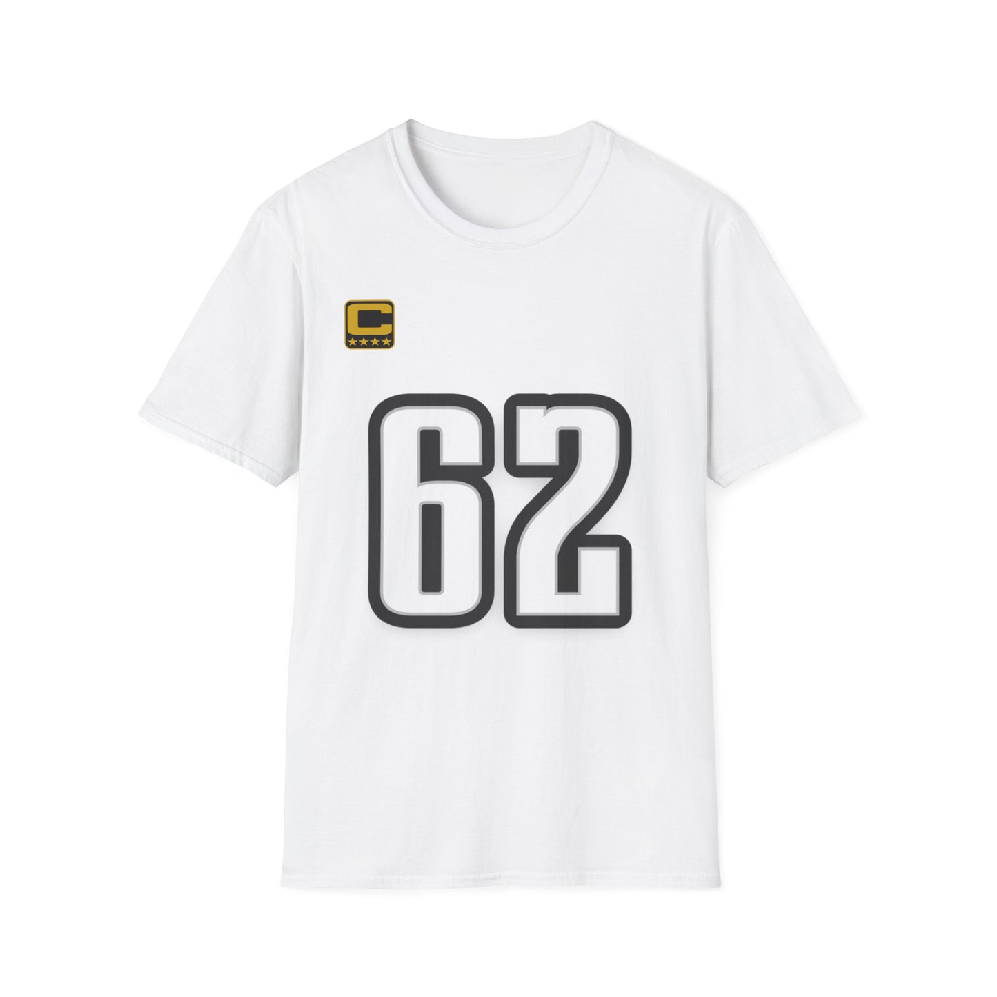Philadelphia Eagles #62 - Kelce Tribute - Unisex Softstyle T-Shirt