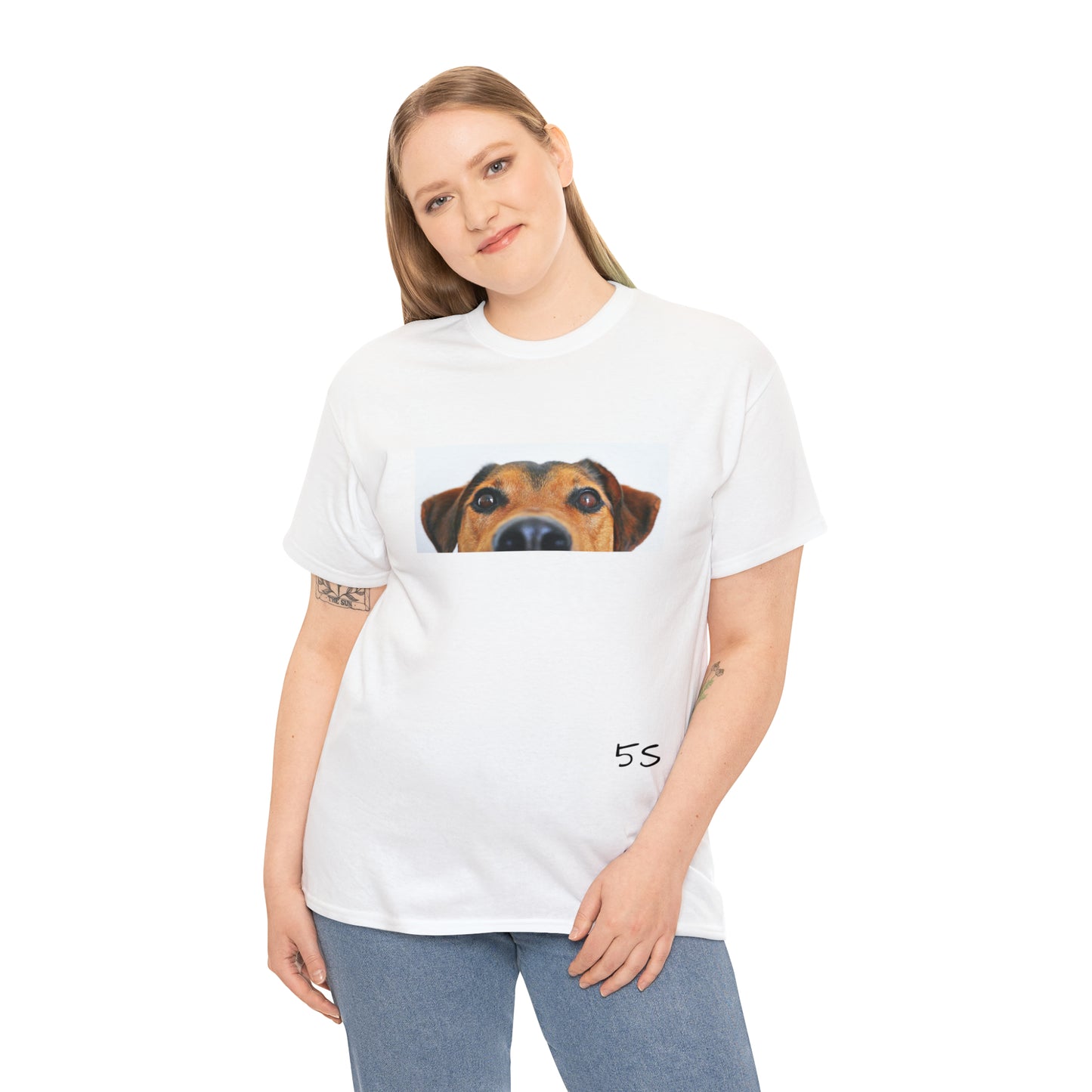 Dog Eyes Unisex Heavy Cotton Tee
