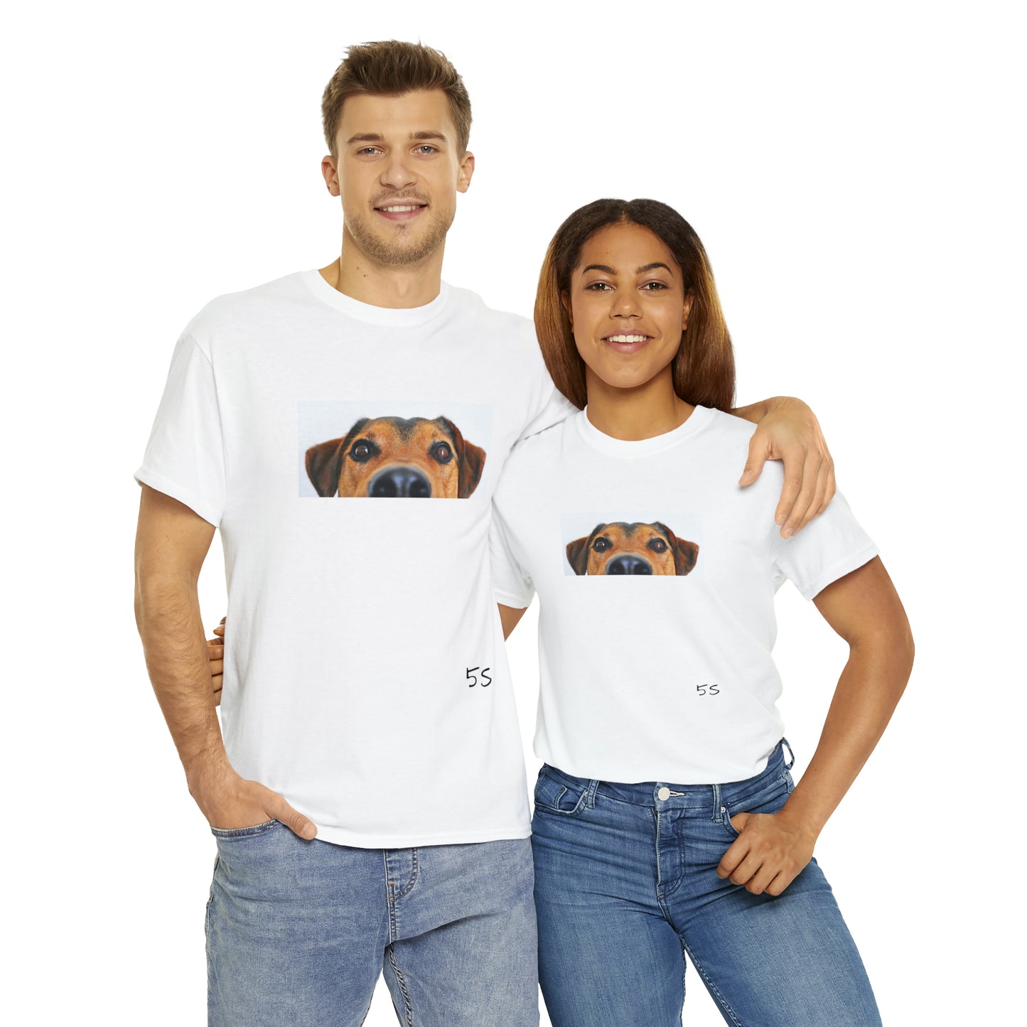 Dog Eyes Unisex Heavy Cotton Tee