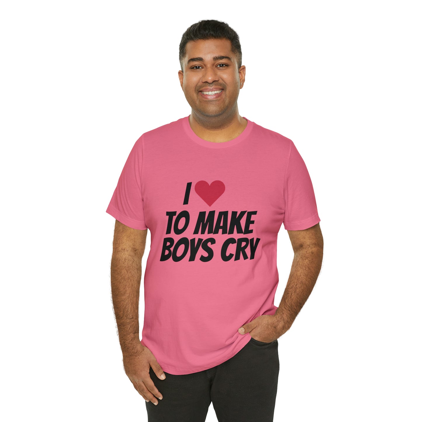 Make Boys Cry - Unisex Jersey Short Sleeve Tee
