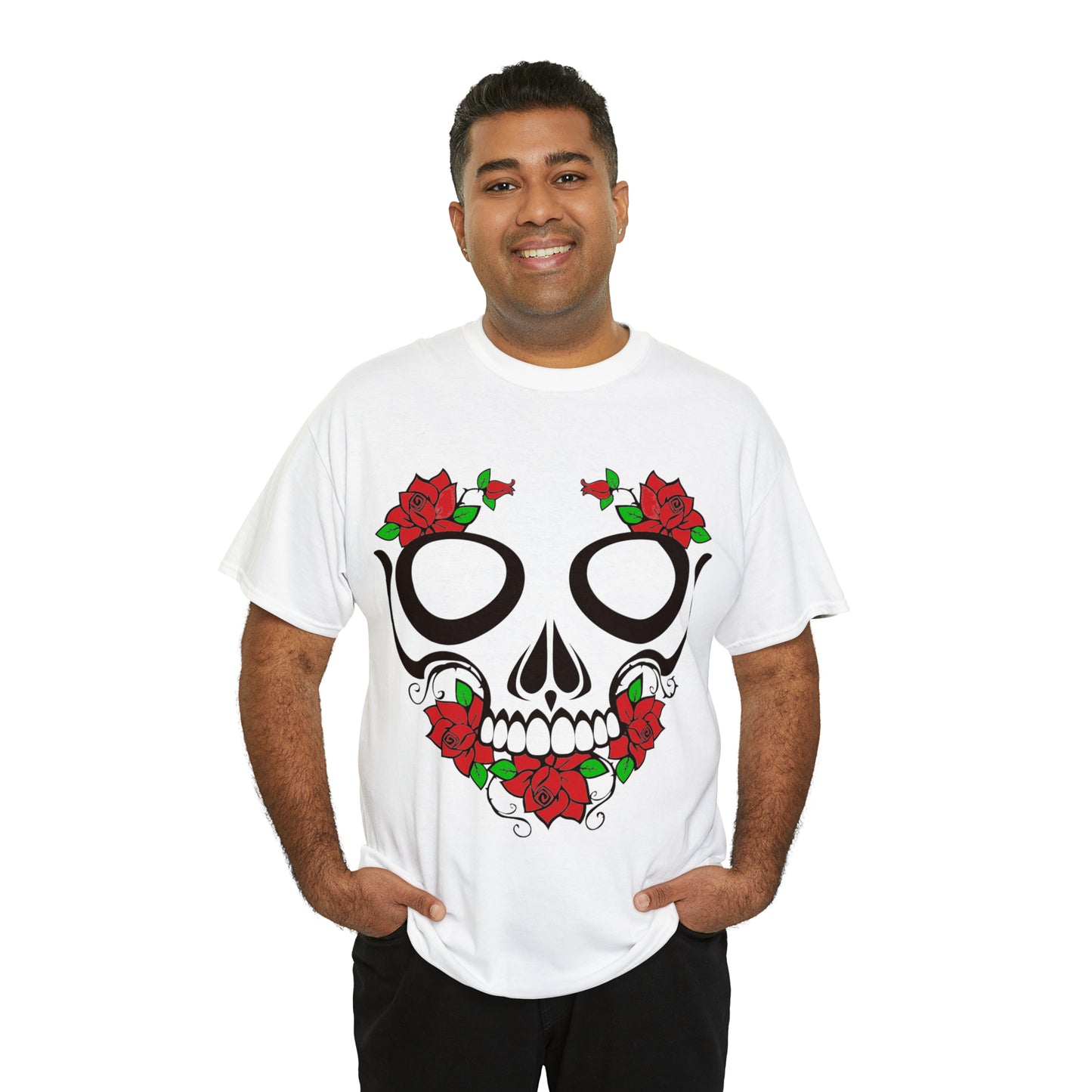 Halloween Day of the Dead 01 - Unisex Heavy Cotton Tee