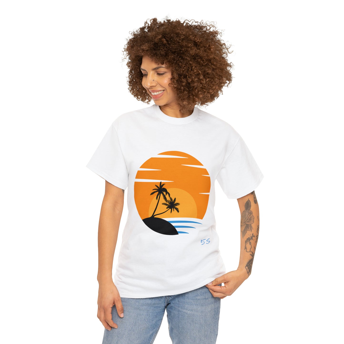 SunSet #002 - Unisex Heavy Cotton Tee