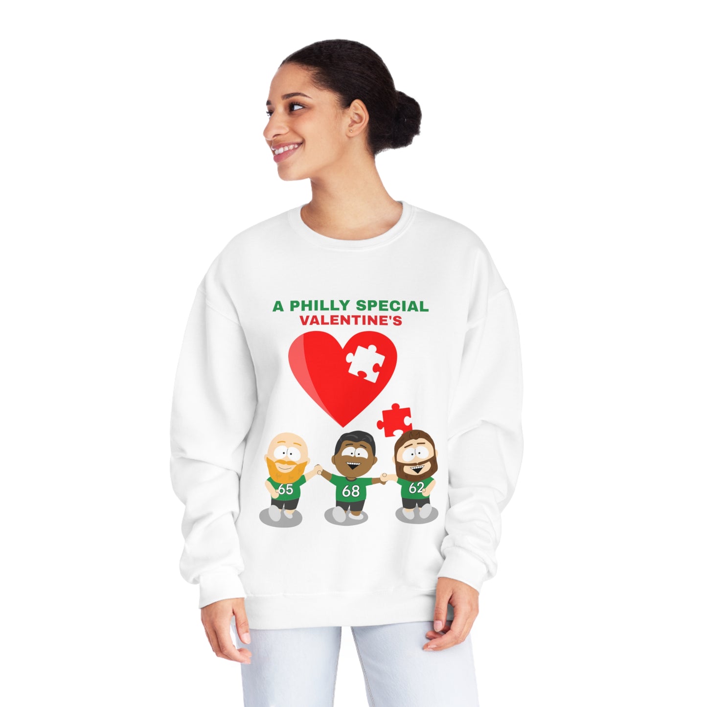 Philadelphia Eagles Valentine's Day 02 - Unisex Sweatshirt