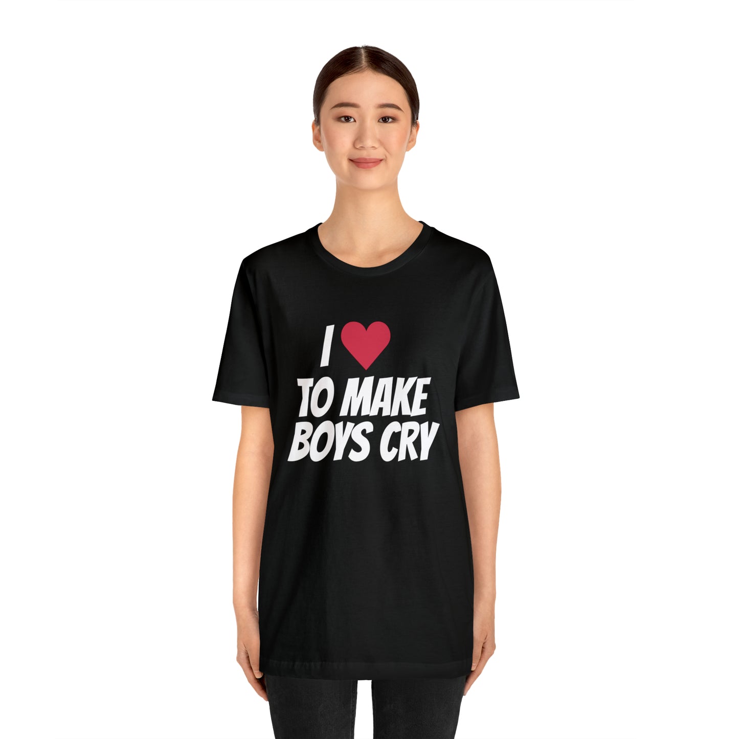Make Boys Cry - Unisex Jersey Short Sleeve Tee
