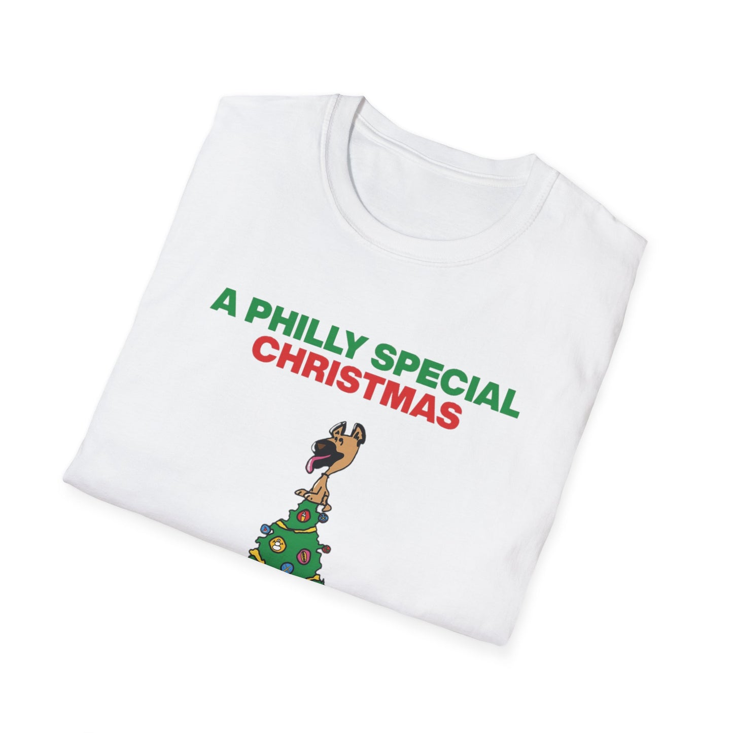 Philadelphia Eagles Christmas - Unisex Softstyle T-Shirt
