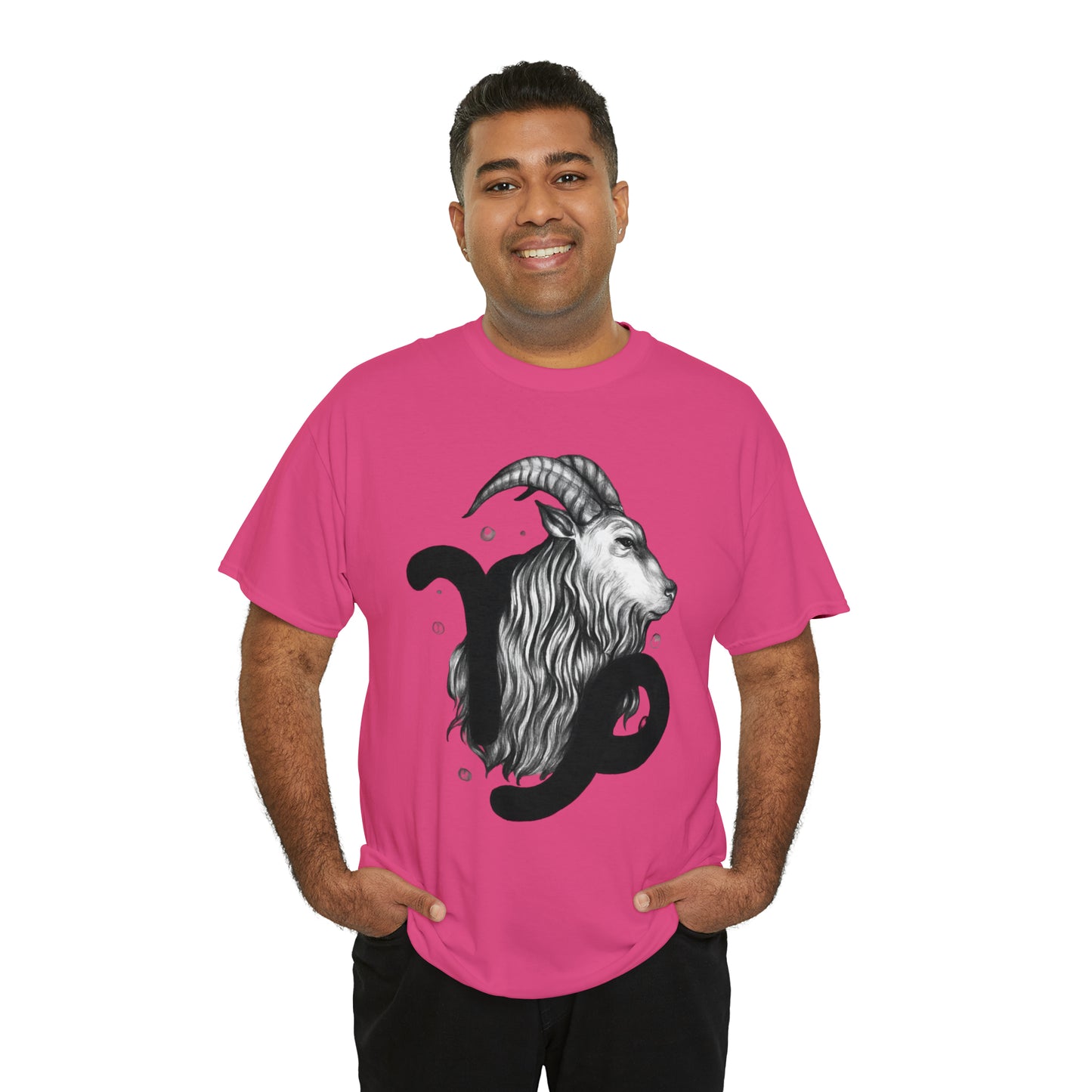 Capricorn Zodiac Sign - Unisex Heavy Cotton Tee