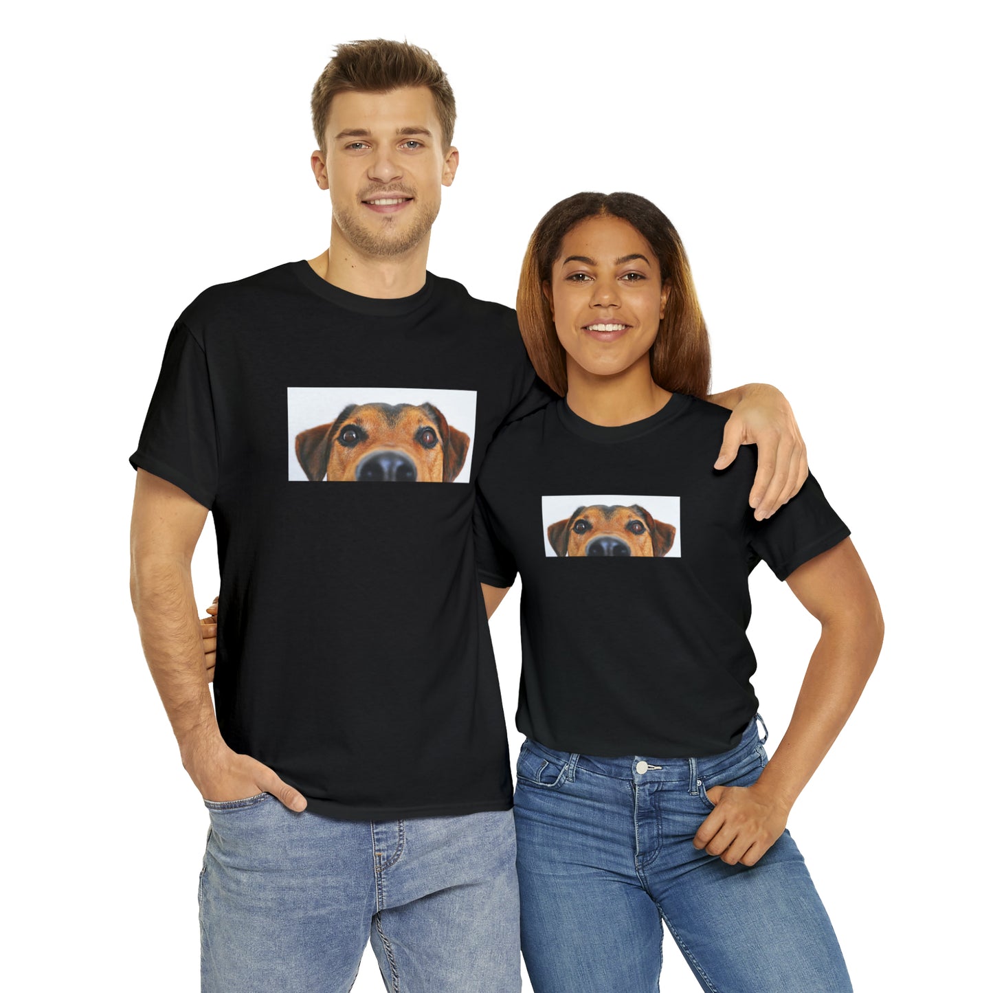 Dog Eyes Unisex Heavy Cotton Tee