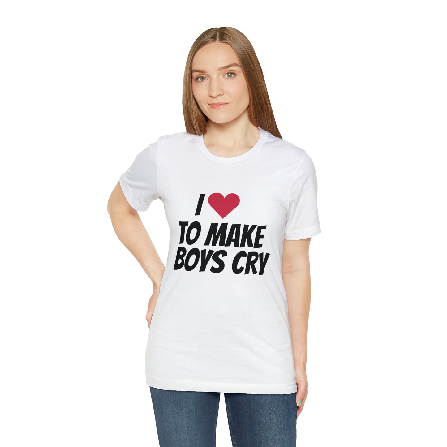 Make Boys Cry - Unisex Jersey Short Sleeve Tee