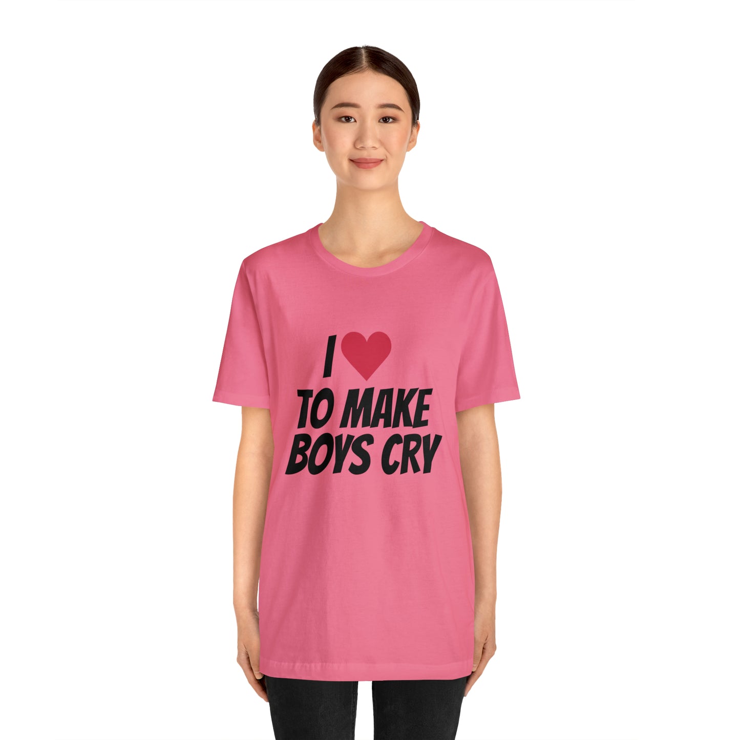 Make Boys Cry - Unisex Jersey Short Sleeve Tee
