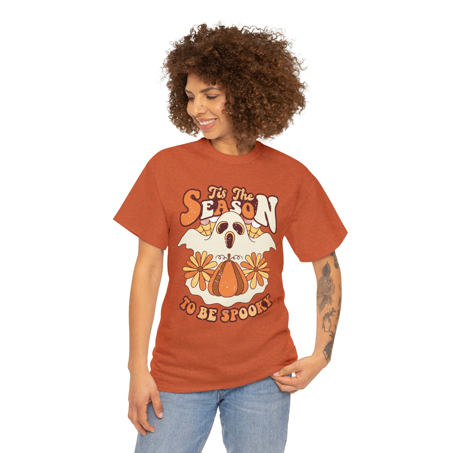 Halloween Tis the Season 01 - Unisex Heavy Cotton Tee