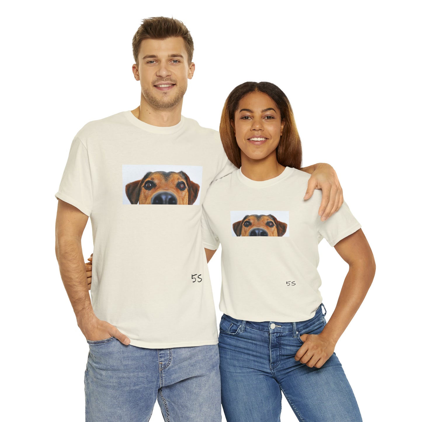 Dog Eyes Unisex Heavy Cotton Tee