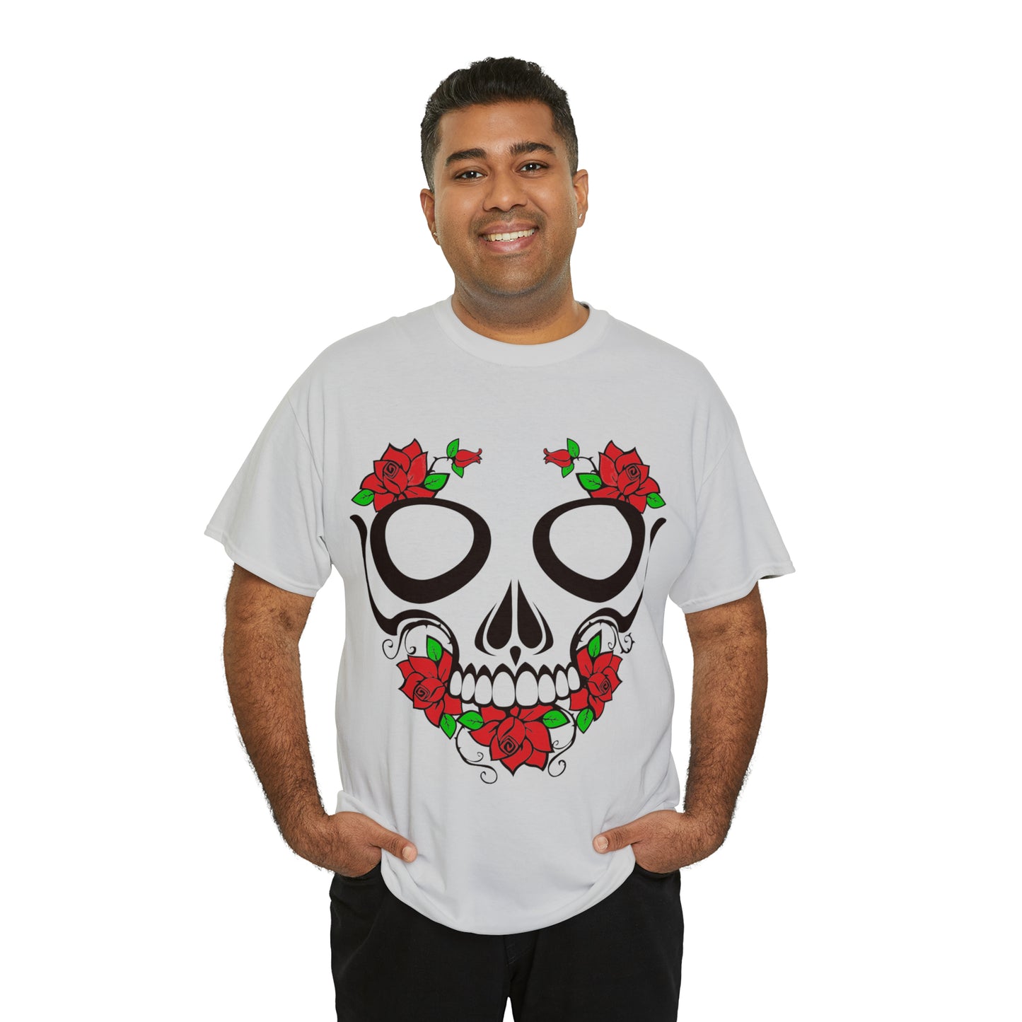 Halloween Day of the Dead 01 - Unisex Heavy Cotton Tee