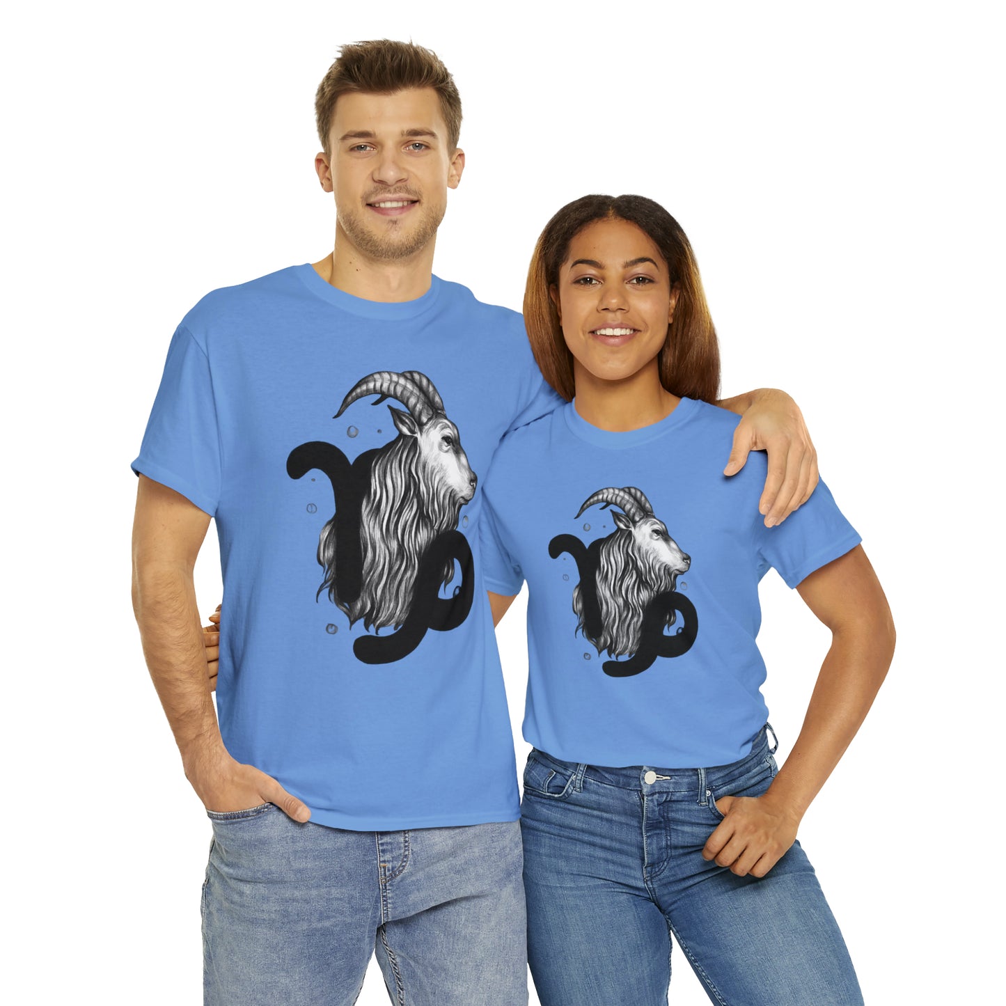 Capricorn Zodiac Sign - Unisex Heavy Cotton Tee