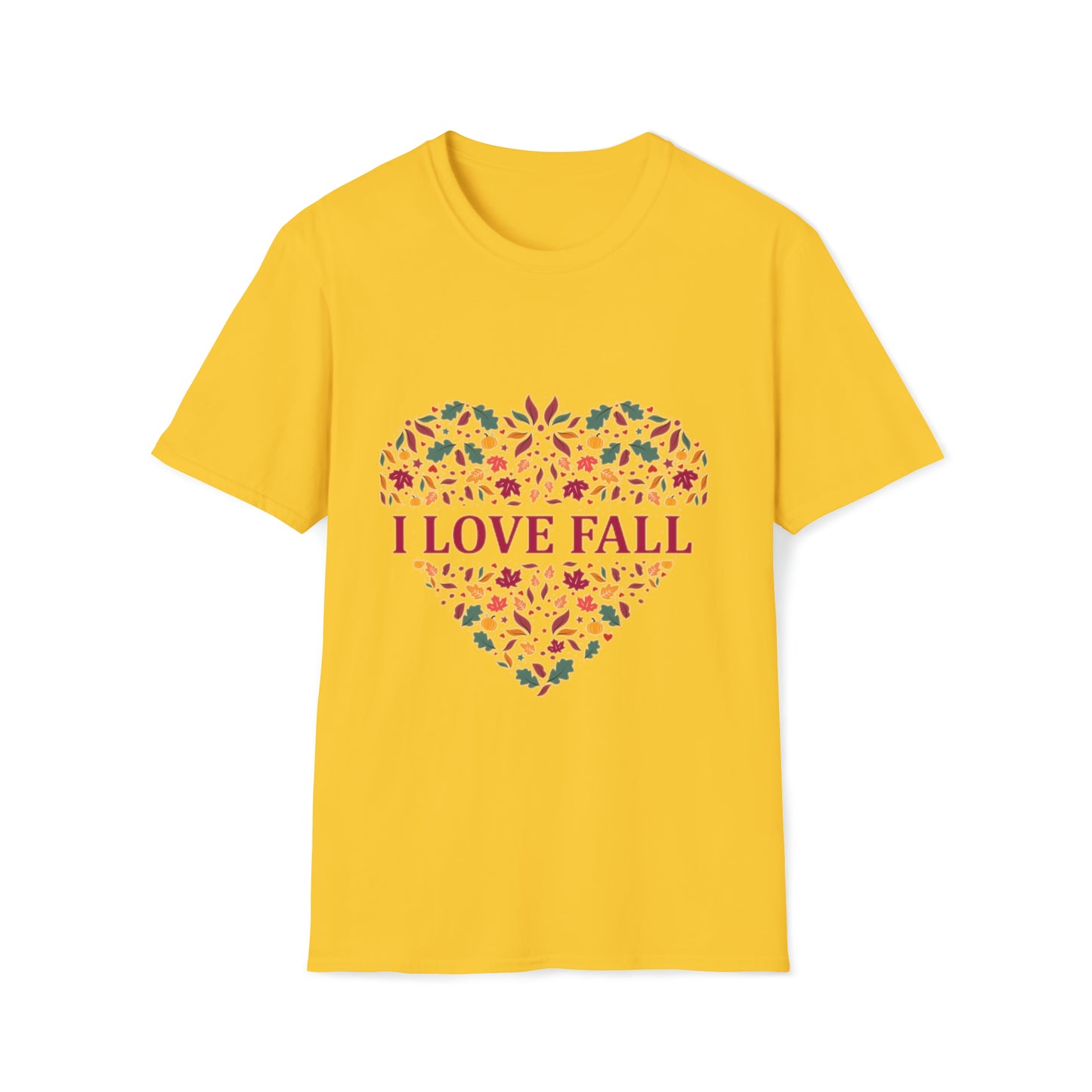 Autumn - 003 I Love Fall Unisex Softstyle T-Shirt