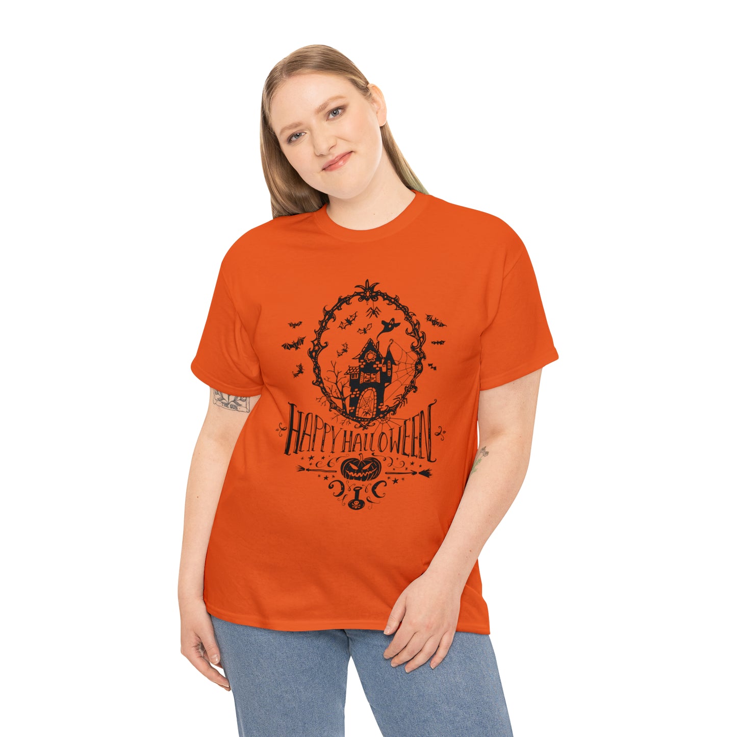 Halloween Happy Halloween - Unisex Heavy Cotton Tee