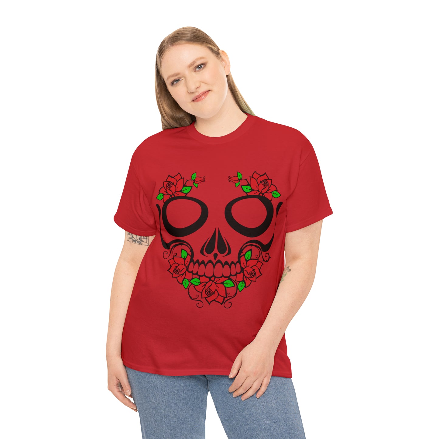 Halloween Day of the Dead 01 - Unisex Heavy Cotton Tee